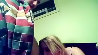 Hot Teen Banging Her Boyfriend in a Homemade Video