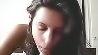 Gorgeous girlfriend blowjob and sex
