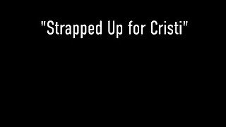 Hot Blonde Cristi Ann Rides Angelina Castro's Strap-On Cock!