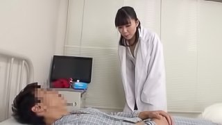 Horny Japanese nurse gets some hardcore action from her patient