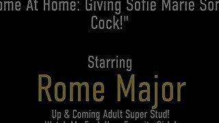 Cunt Cramming Camshow! Stallion Rome Major Bangs Brunette Sofie Marie!