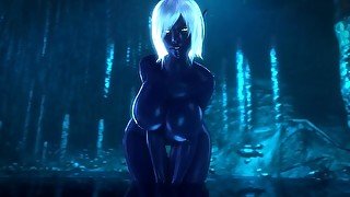 Dark elf Queen Nualia- huge boobs (noname55)