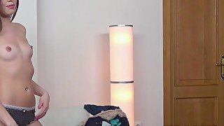 Fake Agent Sexy models tight pussy gets fucked on the casting couch