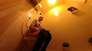 Toilet voyeur urination HD POV