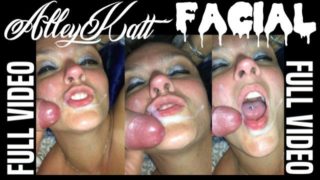 A Guy Cums All Over AlleyKatt’s Face