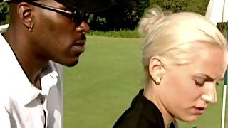 Private Black - Sylvia Sun Butt Banged By Big Black Cock On A Golf Court!