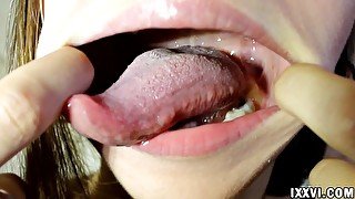 Long Tongue Ananta Shakti Licking Fingers