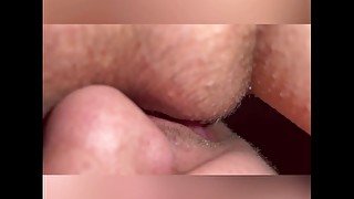 I gave my wife the most beautiful Christmas present. I licked her wet pussy ( 4k )