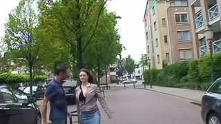 Amateur Czech couple has a great shag outside with a blow job