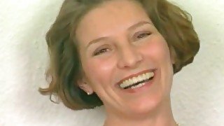 Short haired German mature woman first porn video