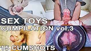 Sex Toys Cumpilation #3 - 15 Cumshots
