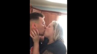 Aggressive sexy ass kissing with my man