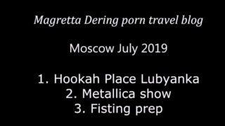 Magretta Dering porn travel blog: Moscow trip and gratitude to fans