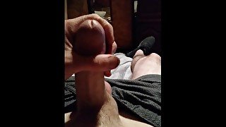 Pumping out a fat load. From my massive cock