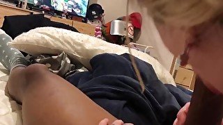 Step Sister Sneaks In My Room & Begs For Dick (Onlyfans @halliebaker)