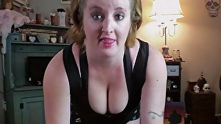 Step Son Seduces Big Tit Step-Mom into Titfuck & Blowjob with Weed Cums