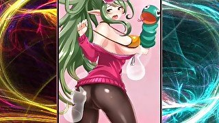 Gorgeous girl with big tits