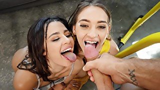 Hardcore fucking during a threesome - Kylie Rocket & Sera Ryder