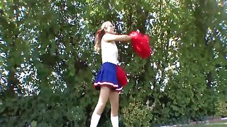 The cheer leader