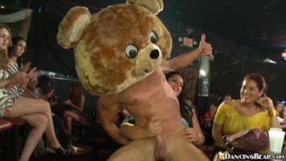 DANCING BEAR - Male Strippers Slingin' Cock At Crazy CFNM Party