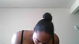 Ebony couple has 69 sex in the morning