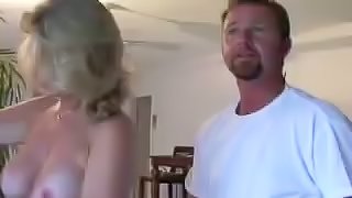 Blonde MILF Gives Great Blowjob Before Cock Riding