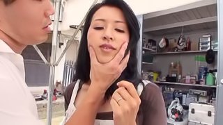 Lovely Japanese Brunette Gets Her Pussy Rubbed Hardcore