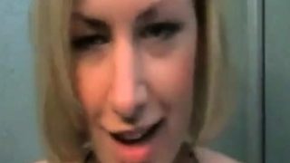 Hot German girl fucks in swimming pool changing room