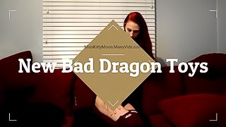 New Bad Dragon Toys w/ 1st creampie SAMPLE - MissKittyMoon.ManyVids.com