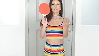 TINY4K Latina Girl Fucks After Table Tennis Fun