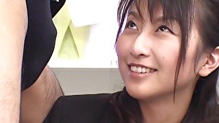 Closeup video of wild fucking with cock hungry secretary Rei Itoh