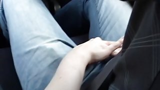 Pair in a car