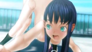 3D anime cutie gets hard fucked by shemale hentai