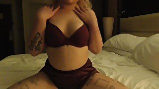 Asian Slut Orgasms in Hotel Room 😘❤ Solo Masturbation - @angelbaby777x