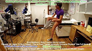 Rebel Wyatt Gets Humiliating Gyno Exam Required For New Students By Doctor Tampa On Tiny Cameras!!!!