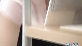 Fucking hot japanese brabazons revealed in sexy voyeur video
