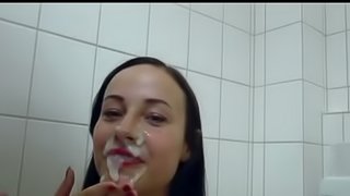 Young German Amateur Fucking In The Public Toilet