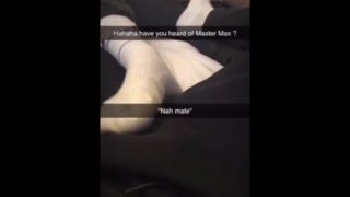 Cheeky foot master dominates his mate 