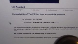 NMJ Naughty Productions LLC and my paperwork; proof of my company :)