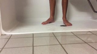 SPYCAM: Teen Showering (Feet POV)