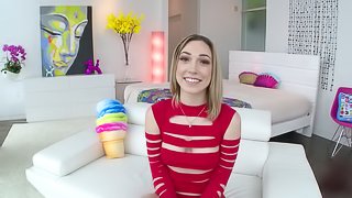Lily Labeau cannot resist a fat boner up her tight booty