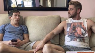 Birthday-themed anal with bros Isaac Parker and Johnny Ford