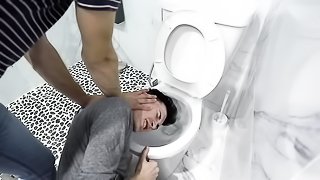 Gay toilet abuse
