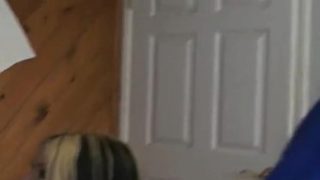 Godlike ebony Julia Bond in interracial porn video