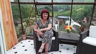 Collection of awesome granny solo masturbation and seductive striptease