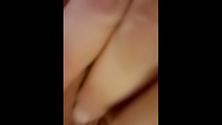 Rubbing my clit and spreading my pussy