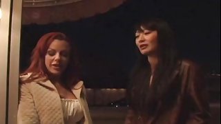 Superb Asian Lesbian porn movie