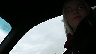 FakeTaxi Prague blonde with great ass and tits