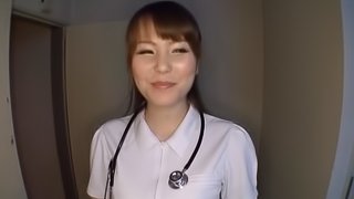 Asian Amateur Nurse Gives The Sexiest Titjob And Blowjob