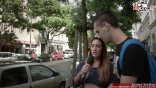 Deutsches normales mädchen auf Straße nach Sex gefragt in Berlin